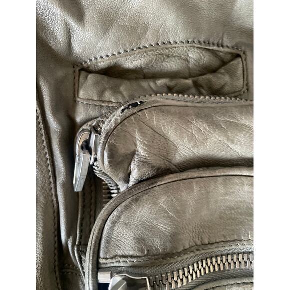 Alexander Wang Donna Green Leather Hobo Shoulder Bag - Picture 5 of 5